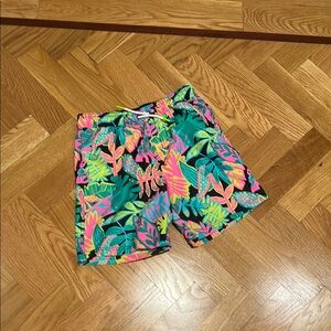 Cat & Jack Kids Swim Trunks - Green, Pink, Yellow